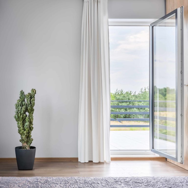 white Alitherm single doors