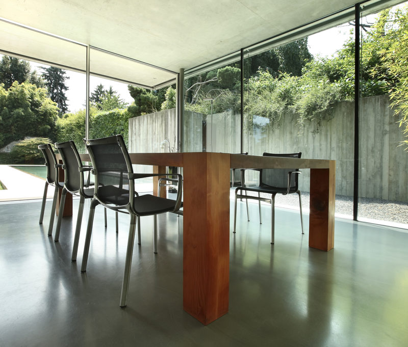 floor to ceiling windows in a new extension