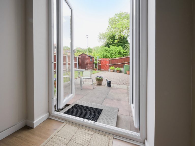 Open alitherm double doors