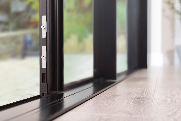 low track threshold on steel replacement sliding doors