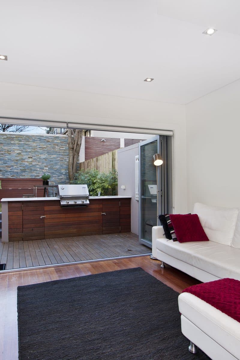 Schuco ASS80 bifolding door in property renovation