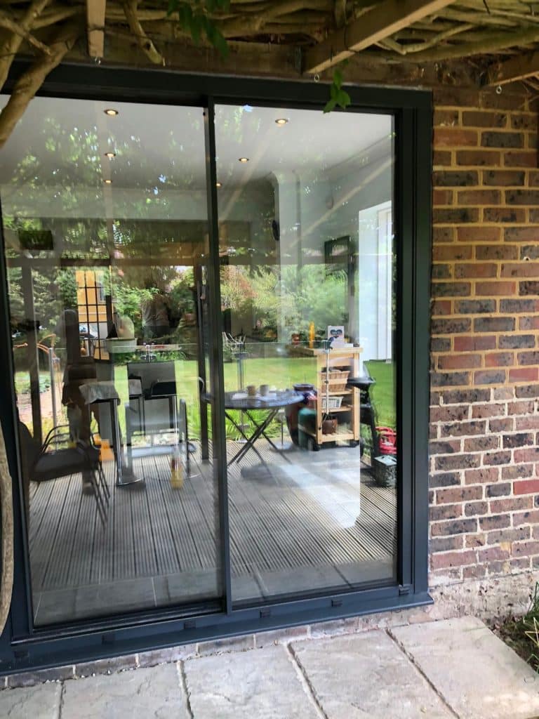 slimline sliding doors in sussex